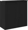 A black reception desk against a white background. Podgląd zdjęcia produktu