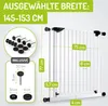 Barrière de sécurité Mira 145 - 153 cm blanche Voir les images du produit 2