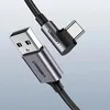 Ugreen USB-A auf USB-C Winkelkabel 3m Grau 3A Produktbild-Vorschau 17