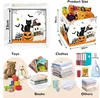 Set van 3 opbergboxen voor speelgoed, Halloween-opslagmand, Productafbeelding-voorbeeld 2