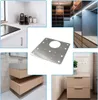 INF Piastra di riparazione per cerniere per mobili 9x9 cm Anteprima dell’immagine prodotto 7