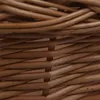 vidaXL Fahrradkorb Vorne mit Deckel 50x45x35 cm Natur Weide Produktbild-Vorschau 9