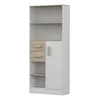 Regal Kinderregal Bücherregal 80cm Weiß/Weiß mit sonoma Produktbild-Vorschau 1