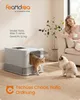 FEANDREA Katzenklo mit Schublade, Edelstahl Katzentoilette, Produktbild-Vorschau 2