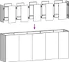 vidaXL Pflanzkübel Anthrazit 200x40x80 cm Kaltgewalzter Produktbild-Vorschau 8