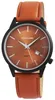 Herrenuhr Kunstleder EX0567 silberfarbig, Datumsanzeige Produktbild-Vorschau 1
