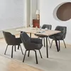 CLIPOP Drehbarer Esszimmerstuhl 4er Set aus Kunstleder, Produktbild-Vorschau 1