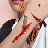 Oblique Unique Temporäre Tattoos Horror Halloween Produktbild-Vorschau 4