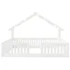 Lit cabane 90x200 cm avec barrière de sécurité et guirlande Voir les images du produit 12