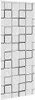 A close-up view of a white roller blind with a textured pattern of squares. Náhled obrázku produktu