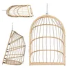 Three views of a hanging chair. Voir les images du produit