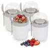Relaxdays, ensemble de 4 boîtes à muesli portables, avec 3 Voir les images du produit 1