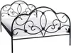 Metallbett - Doppelbett  in schwarz pulverbeschichtet 140 x Produktbild-Vorschau 4