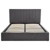 BEAUTYSOFA | Polsterbett MELVIO 160 × 200 cm Velvet Grau, Produktbild-Vorschau 6