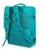 The back view of a teal backpack. Podgląd zdjęcia produktu