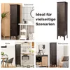 Badezimmerschrank, platzsparender Hochschrank 37x37x160 cm, Produktbild-Vorschau 5