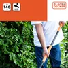 BLACK+DECKER Bineuse de jardin avec manche 146 x 16 x 14.5 Voir les images du produit 3