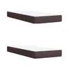 Boxspringbett mit Matratze Dunkelbraun 200x200 cm Stoff Produktbild-Vorschau 11