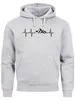 Hoodie Herren Print Wandern Berge Herzschlag Outdoor Produktbild-Vorschau 4