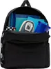A black Vans backpack filled with school supplies. Náhľad obrázku produktu
