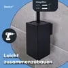 Sanics Seal WC-Bürste mit Halter Schwarz - Toilettenbürste Produktbild-Vorschau 7