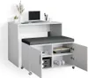 Vicco Schreibtisch Flona, 93.2 cm, Weiß/Anthrazit Produktbild-Vorschau 7