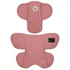 A pink baby car seat insert and headrest shown from the front against a white background. Náhled obrázku produktu