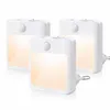 3 lampes de nuit LED avec prise, lumière blanche chaude, Voir les images du produit 1