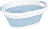 A collapsible laundry basket is shown against a white background. Produktbild-Vorschau