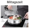 10-teiliges Edelstahl Topfset Töpfe Topf Kochtopfset Produktbild-Vorschau 5