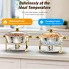 WARMOUNTS Chafing Dish 4er Set 6,5QT Buffet Warmhalter aus Produktbild-Vorschau 6