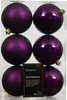 Weihnachtskugeln Kunststoff 8cm 6 Stück Feige Produktbild-Vorschau 2