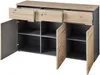 Kommode - 135 x 82 cm - 3 Türen - 3 Schubladen - Artisan Produktbild-Vorschau 3