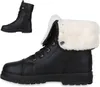 Mytrendshoe Warm Gefütterte Damen Stiefeletten Worker Boots Produktbild-Vorschau 2