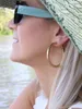 styleBREAKER Damen Creolen Ohrringe in Seil Optik, Produktbild-Vorschau 4