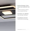Lampa sufitowa LED, czarna, ściemniana, wys. 6,5 cm Podgląd zdjęcia produktu 3