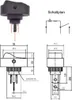Kfz-Wippschalter 12V 20A, mit grüner LED, Lochmontage, Produktbild-Vorschau 2