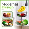 Dayshake Obstschale mit Bananenaufhänger - Runder Obstkorb Produktbild-Vorschau 4