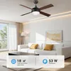 Wiltec Ventilateur de plafond silencieux 53 W, 4 pales, Ø Voir les images du produit 2