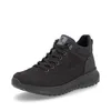 A black Rieker men's boot is shown against a white background. Anteprima dell’immagine prodotto