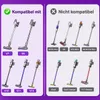 Ersatz-Staubsaugeraufsatz mit hohem Drehmoment für Dyson Produktbild-Vorschau 3