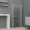 vidaXL Weinregal für 96 Flaschen Weiß Metall Produktbild-Vorschau 2
