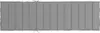 vidaXL Coussin pour chaise longue Gris 200x70x4 cm Tissu Voir les images du produit 4