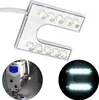A U-shaped LED light designed for sewing machines, shown with smaller inset images of a sewing machine and the light illuminated. Podgląd zdjęcia produktu