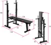 Banc de Musculation d'Haltères pour Abdominaux Pliable - Voir les images du produit 5