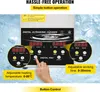 Close-up of a digital ultrasonic cleaner's control panel with callouts highlighting features. Náhľad obrázku produktu