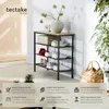 tectake® Schuhregal Newport 80,5 x 30,5 x 72,5 cm Produktbild-Vorschau 2