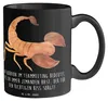 Mr. & Mrs. Panda Tasse Skorpion Biss - Schwarz - Geschenk, Produktbild-Vorschau 1