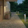 Lucande LED-Außenwandleuchte Velira, hellgrau, Metall, IP54 Produktbild-Vorschau 3