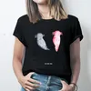 Mr. & Mrs. Panda Größe L T-Shirt Axolotl Freundin - Schwarz Produktbild-Vorschau 3